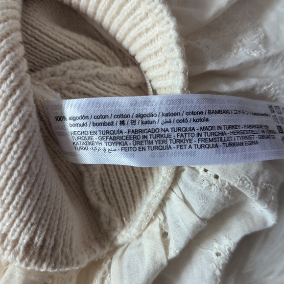 NWT Zara Cotton Knitted Corset Top - Picture 12 of 12